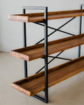 Load image into Gallery viewer, Labyrinth Bookshelf in Teak