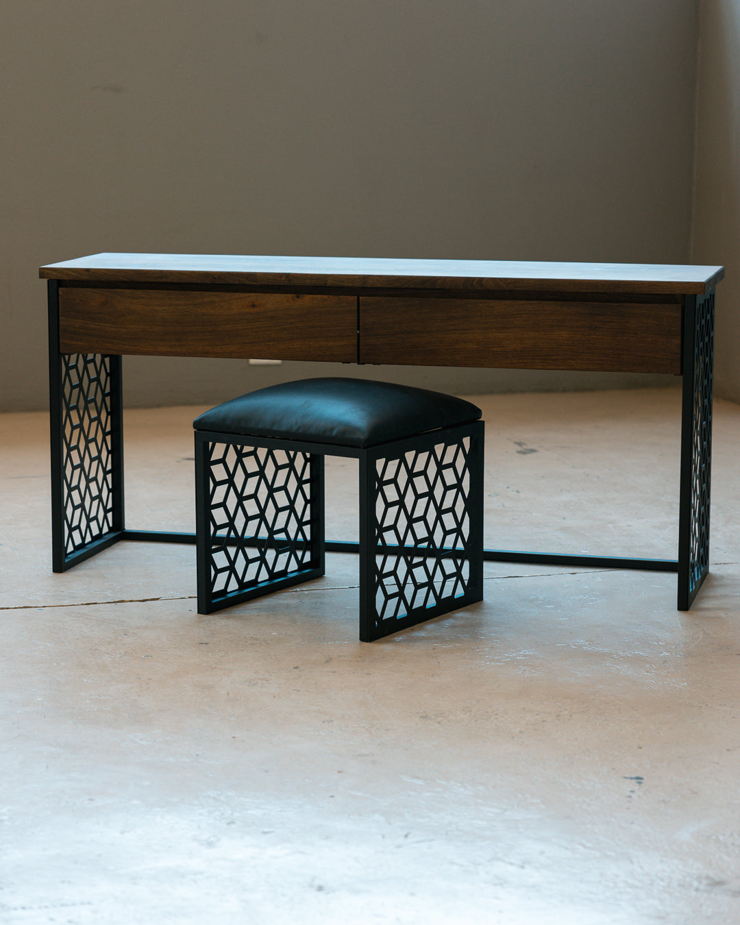 Ilse Dresser and Stool Combo